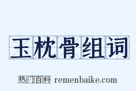 玉枕骨组词是什么意思的图片